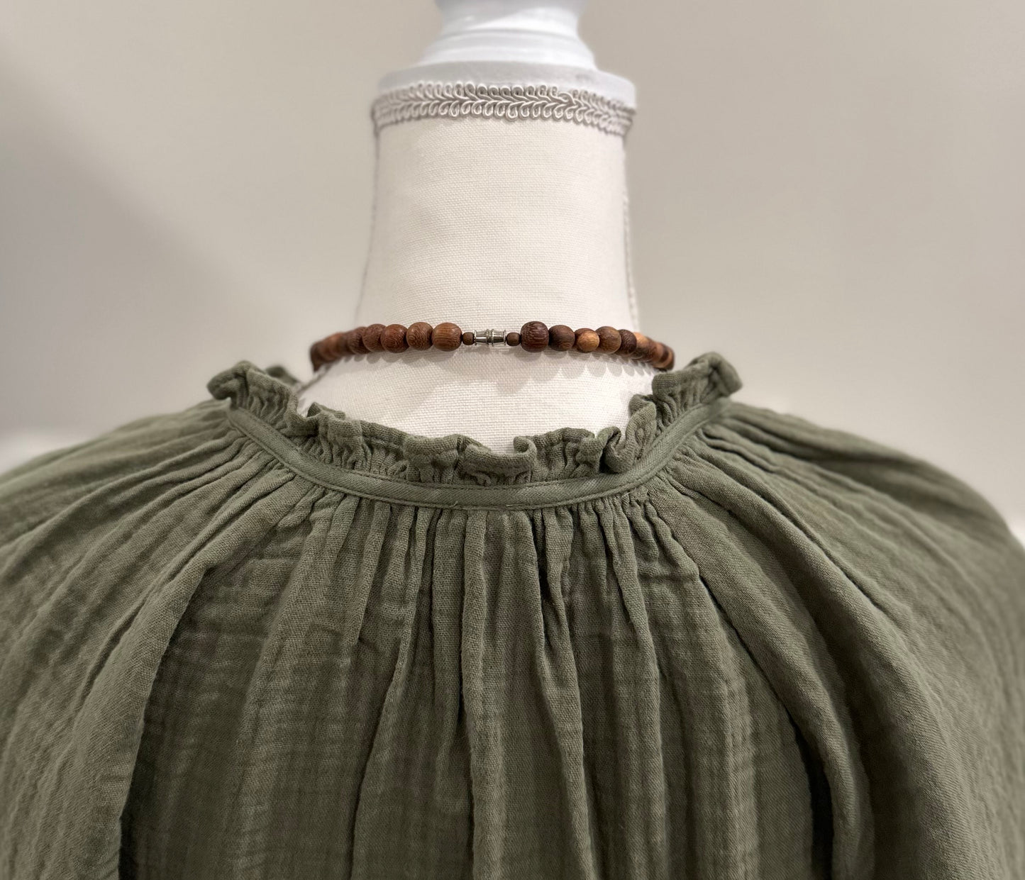 Vintage Wood Necklace