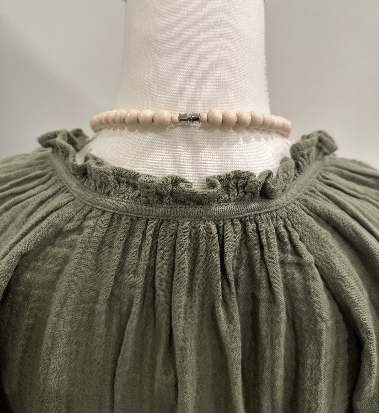 Vintage Wood Necklace