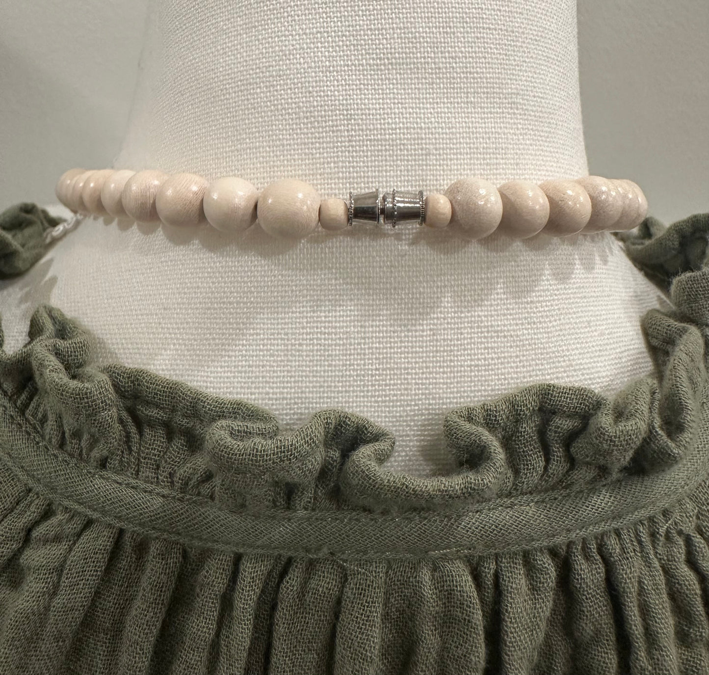 Vintage Wood Necklace