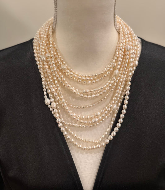 Ross and Simons Cultured Pearl Multi-Strand Necklace