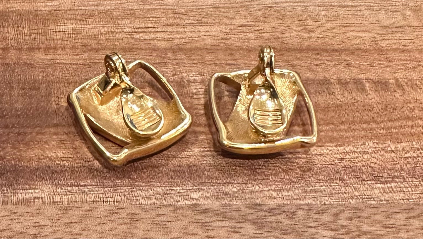 Monet Clip On Earrings