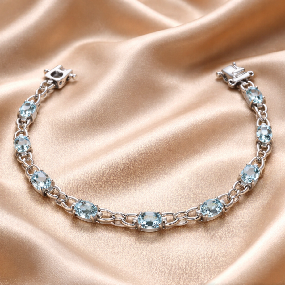 9.0 CTW Topaz Women’s Bracelet